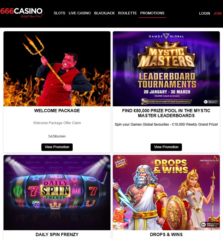 666 Casino Bonuses Pack