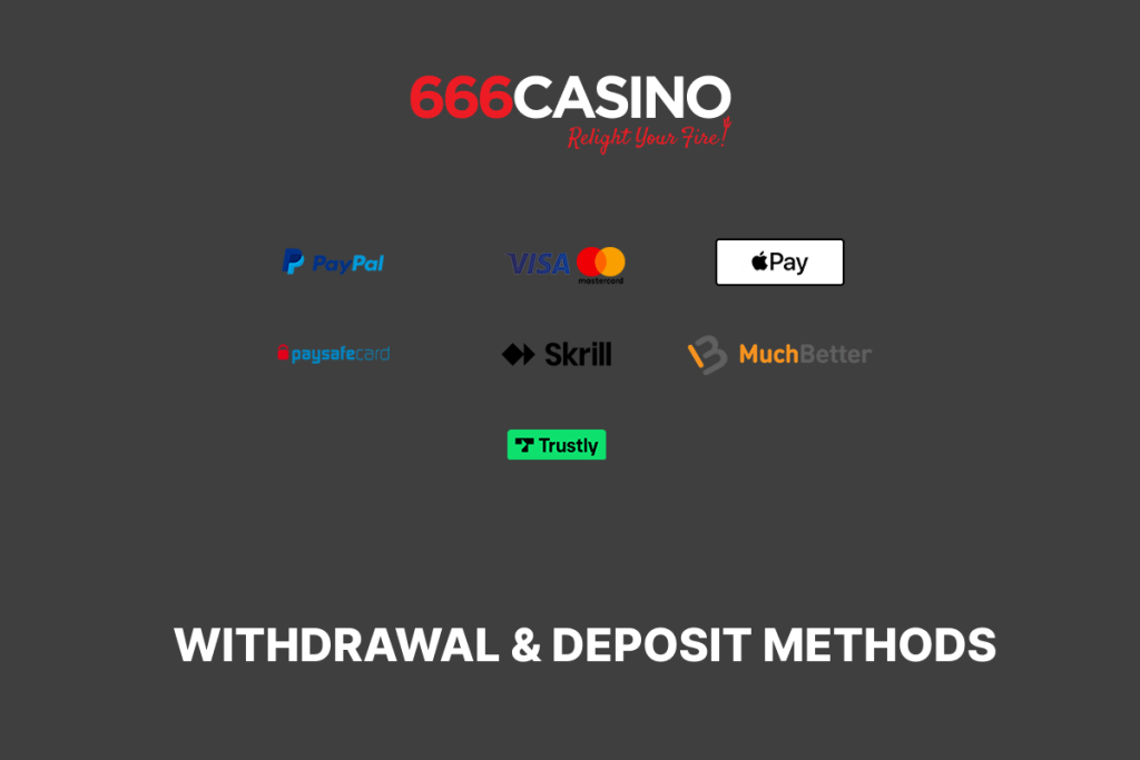 666 Casino Withdrawal & Deposit Options